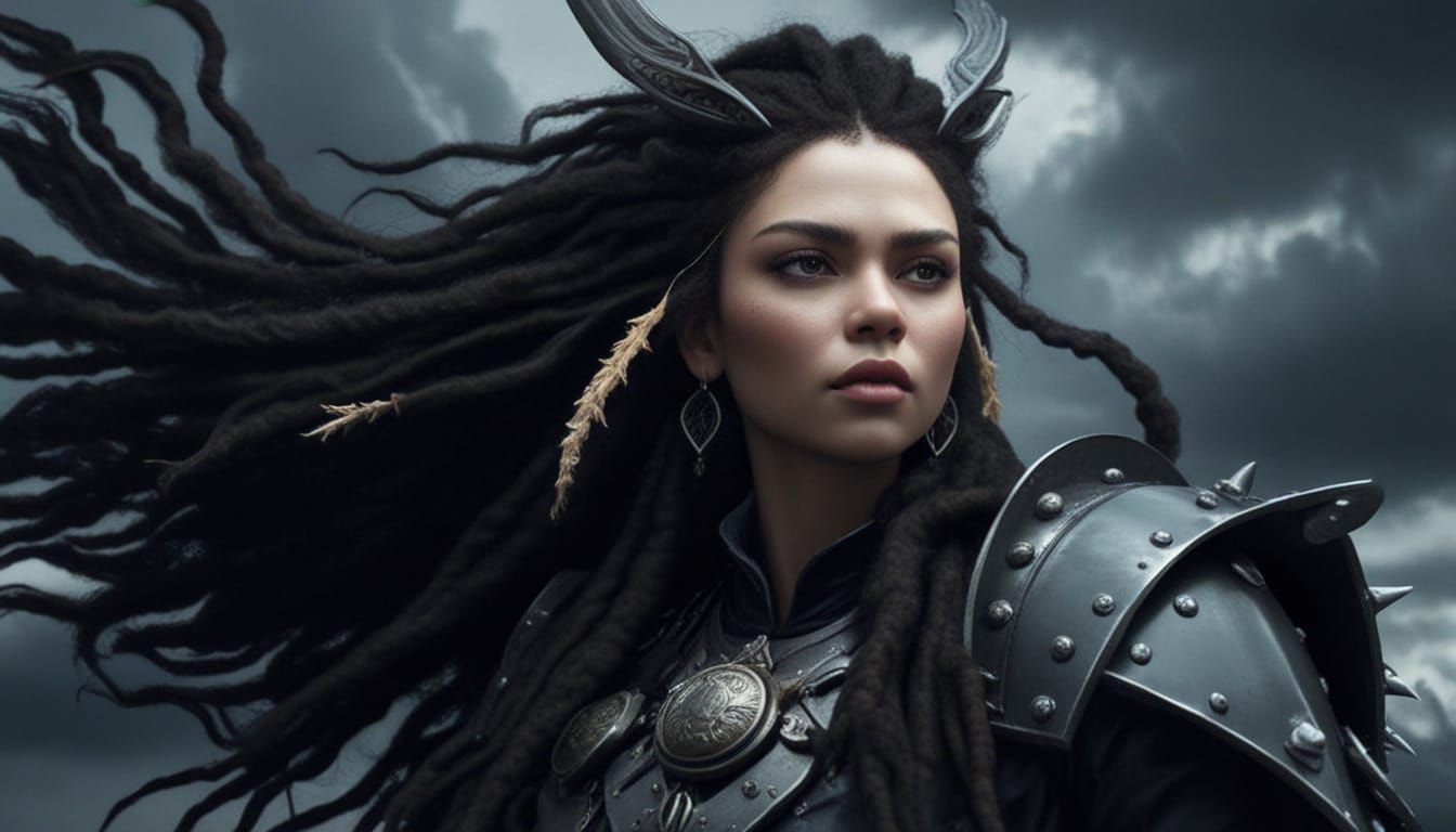 Noblebright Epic Fantasy Portrait of a Warrior Queen