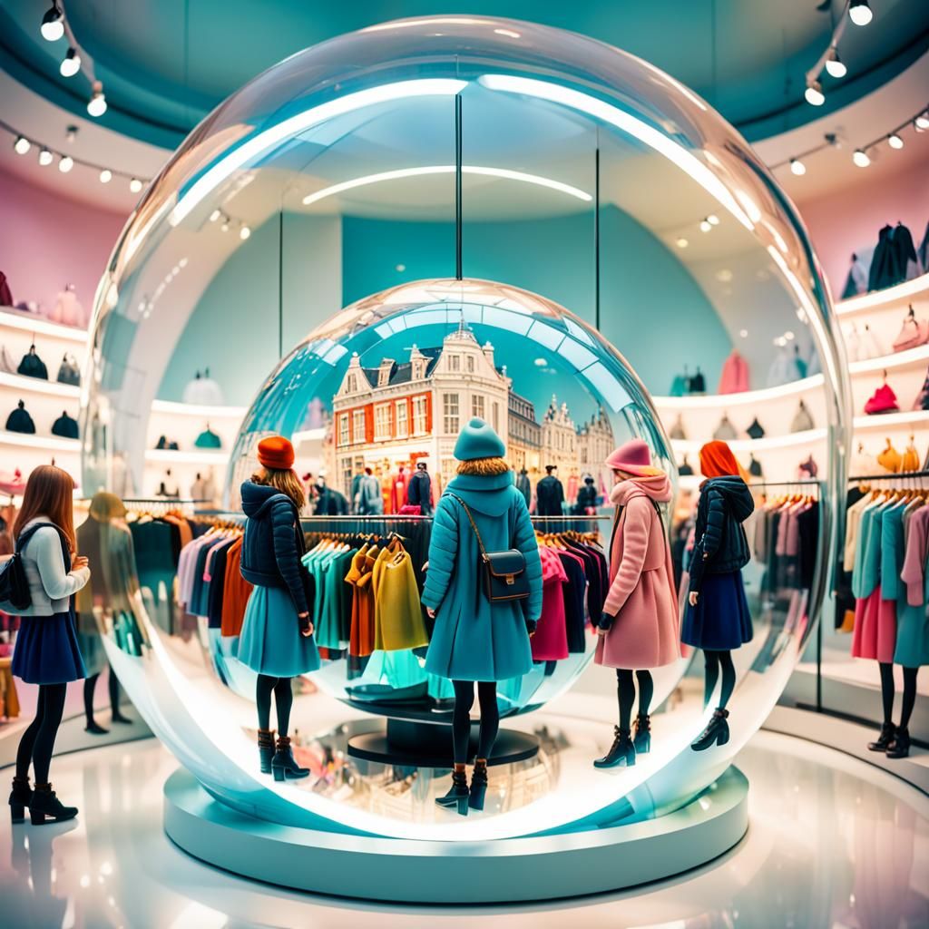 Miniature World: Girls in a Glass Sphere