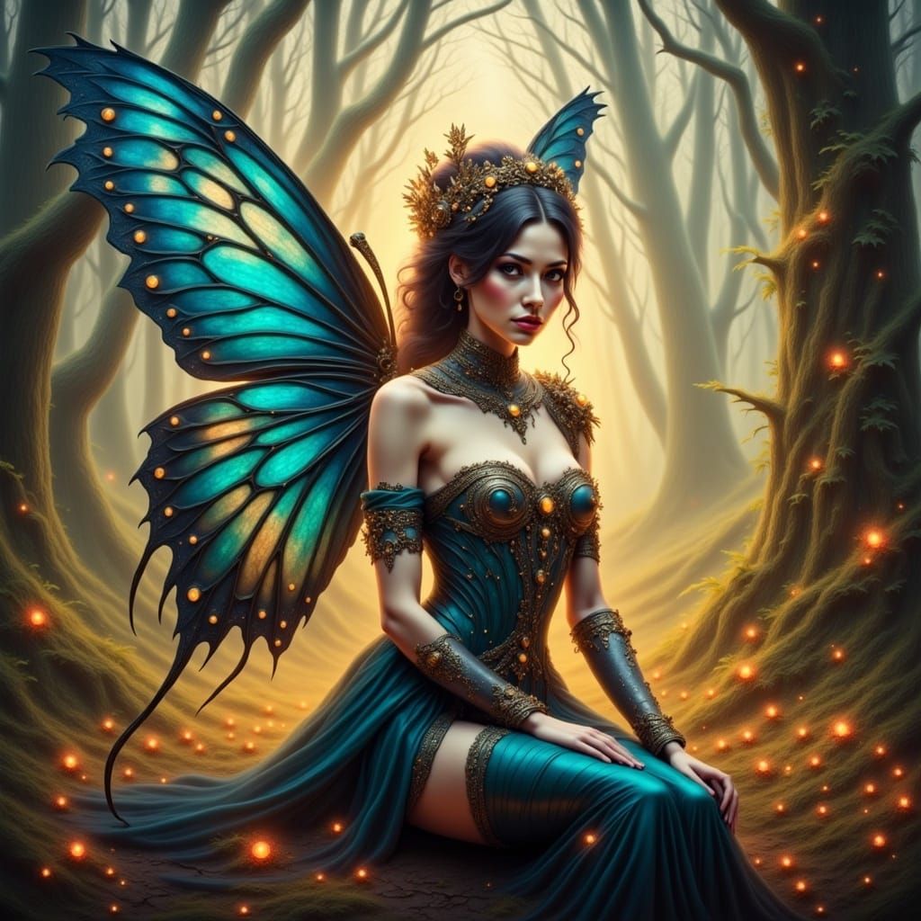 Steampunk Fairy in Dreamy Style