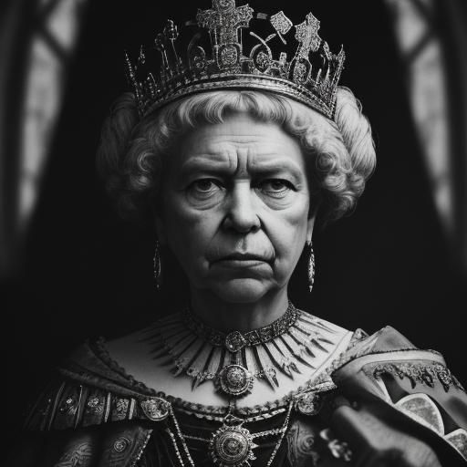 Queen Elizabeth Arrested: Hyperrealistic Image