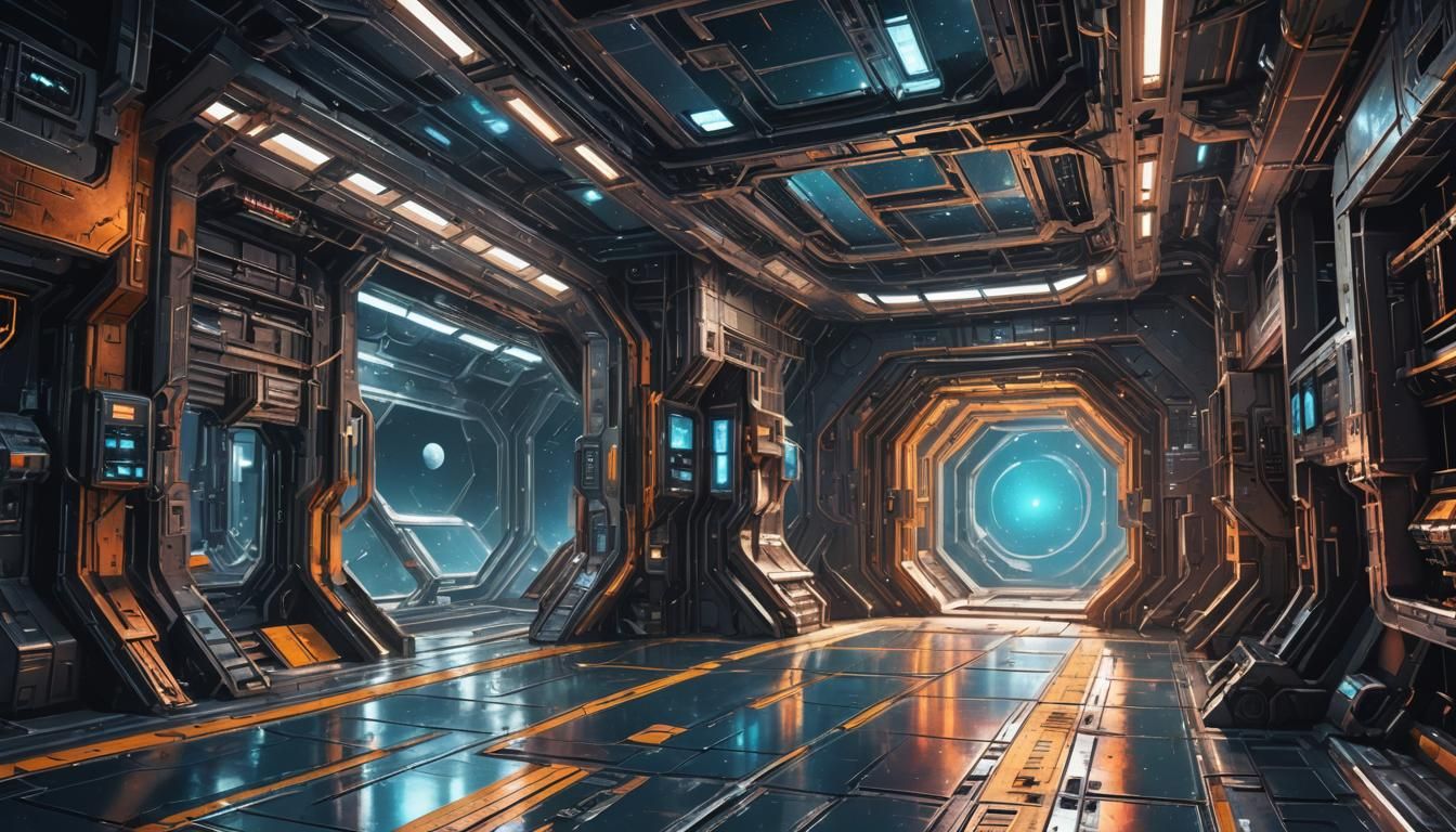 Space Station ''Aurora V'' Arft Viewing Deck Concept Art (Image 19)