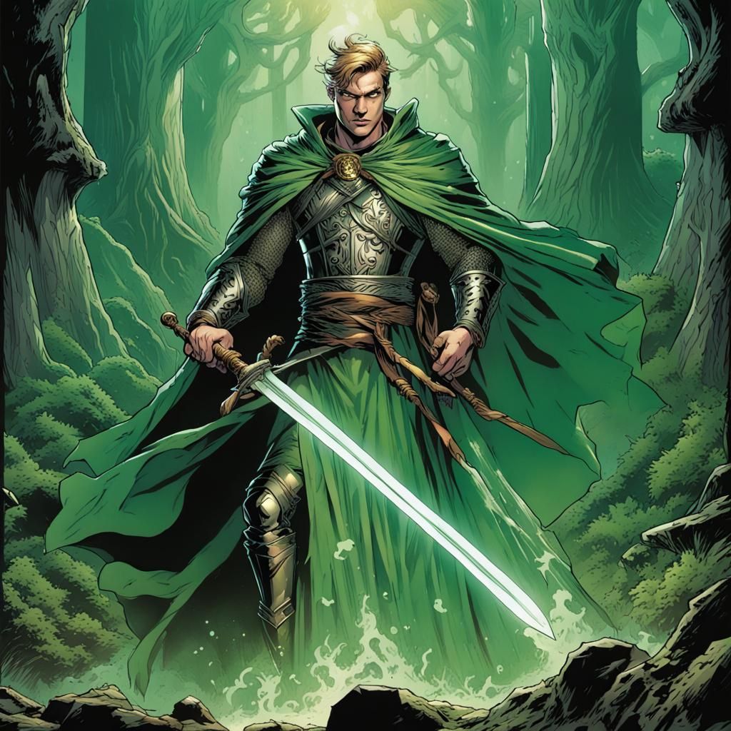Evil King Arthur with Green Soul Magic