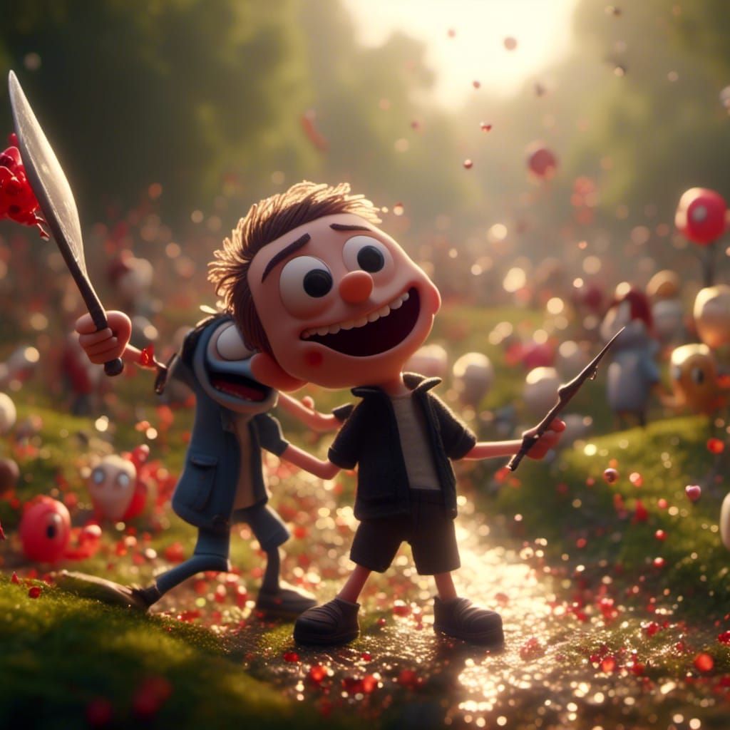 Tom and Jerry Cartoon Chase Scene in HD