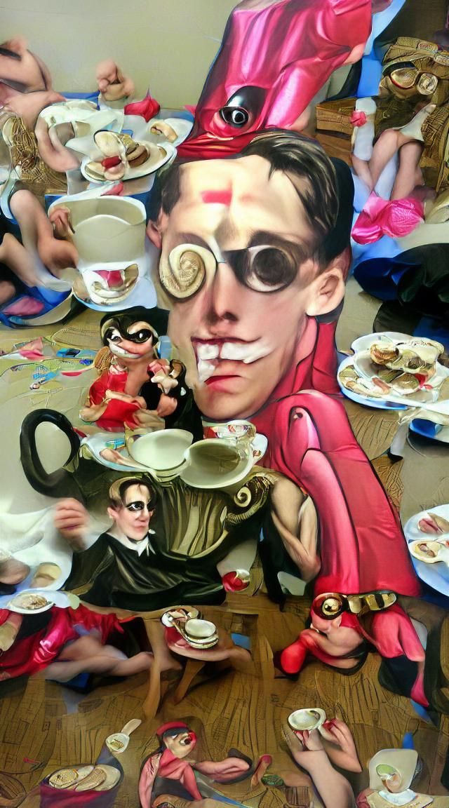Plastic Man's Renaissance Tea Party