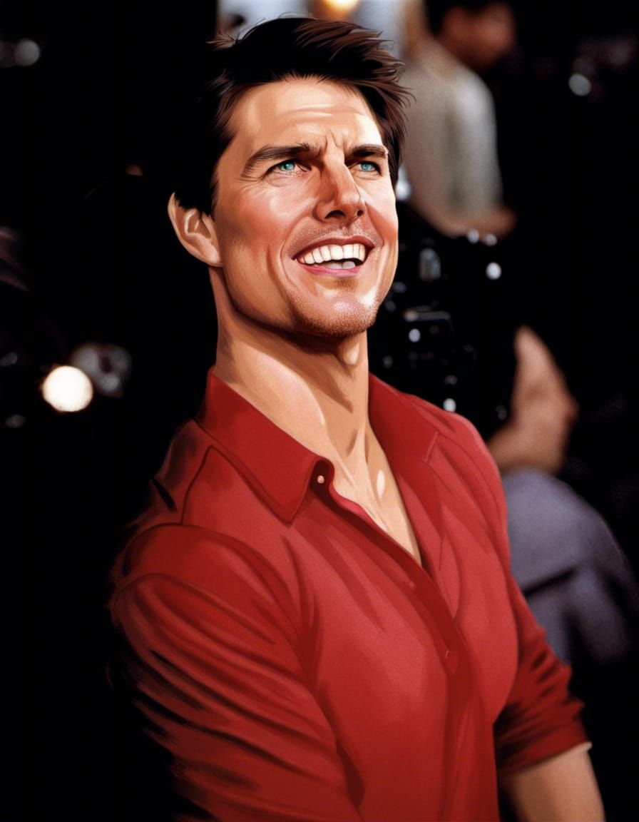 AI-Generated Image of Tom Cruise