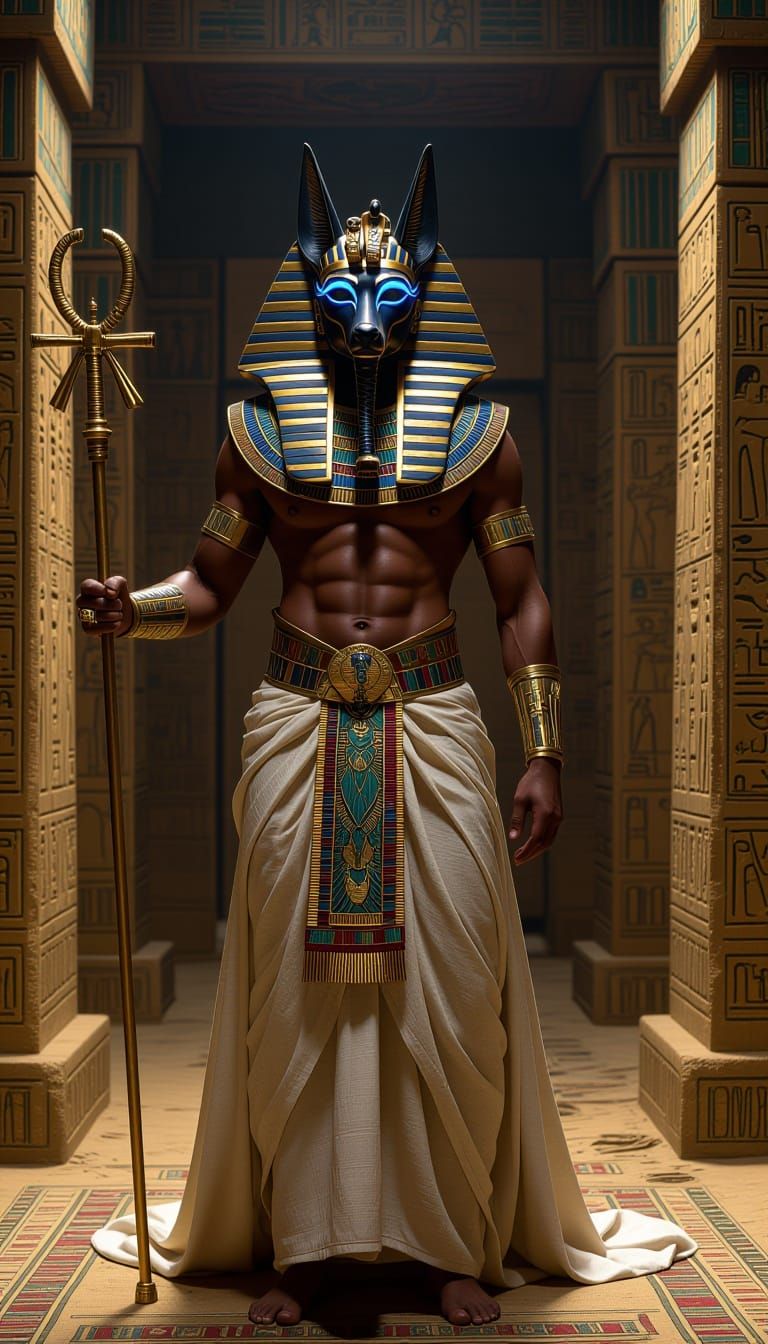 Masked Deity Emerges From Ancient Pyramid Chamber