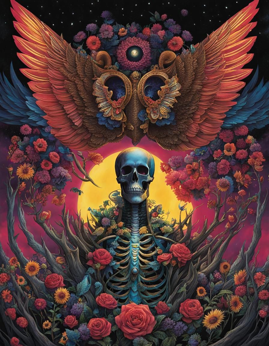 Being Half-Dead AI Image