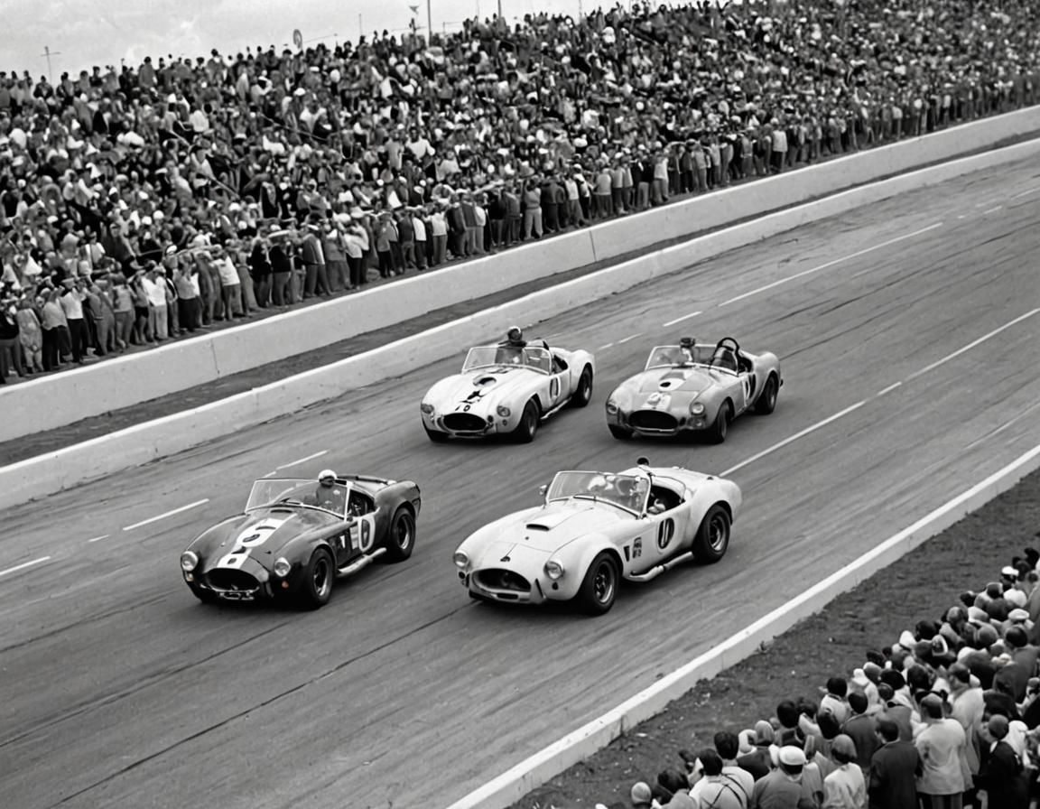 Shelby Cobra Races at Daytona in the 1960s