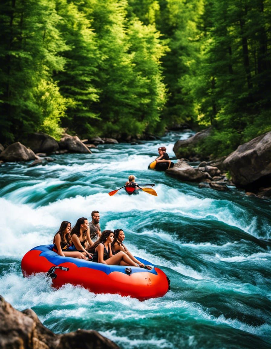 tubing with friends
