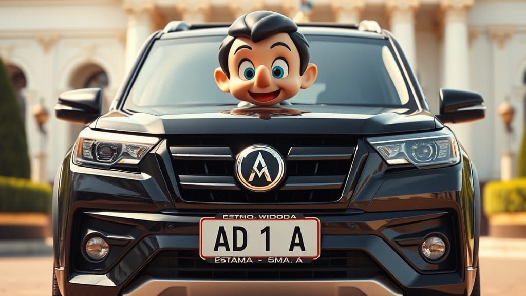 Pinocchio in a Modern Car