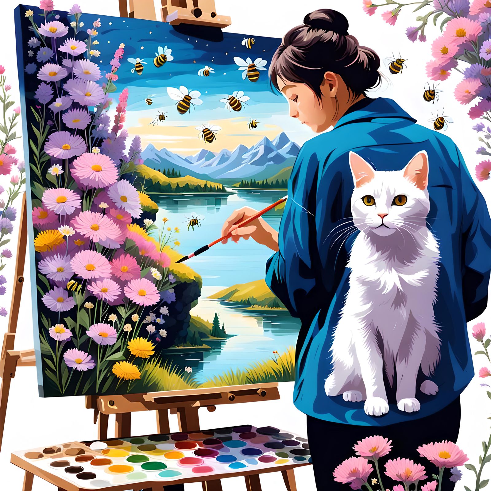 Jerribee., AI Artist Homage, Masterplayer