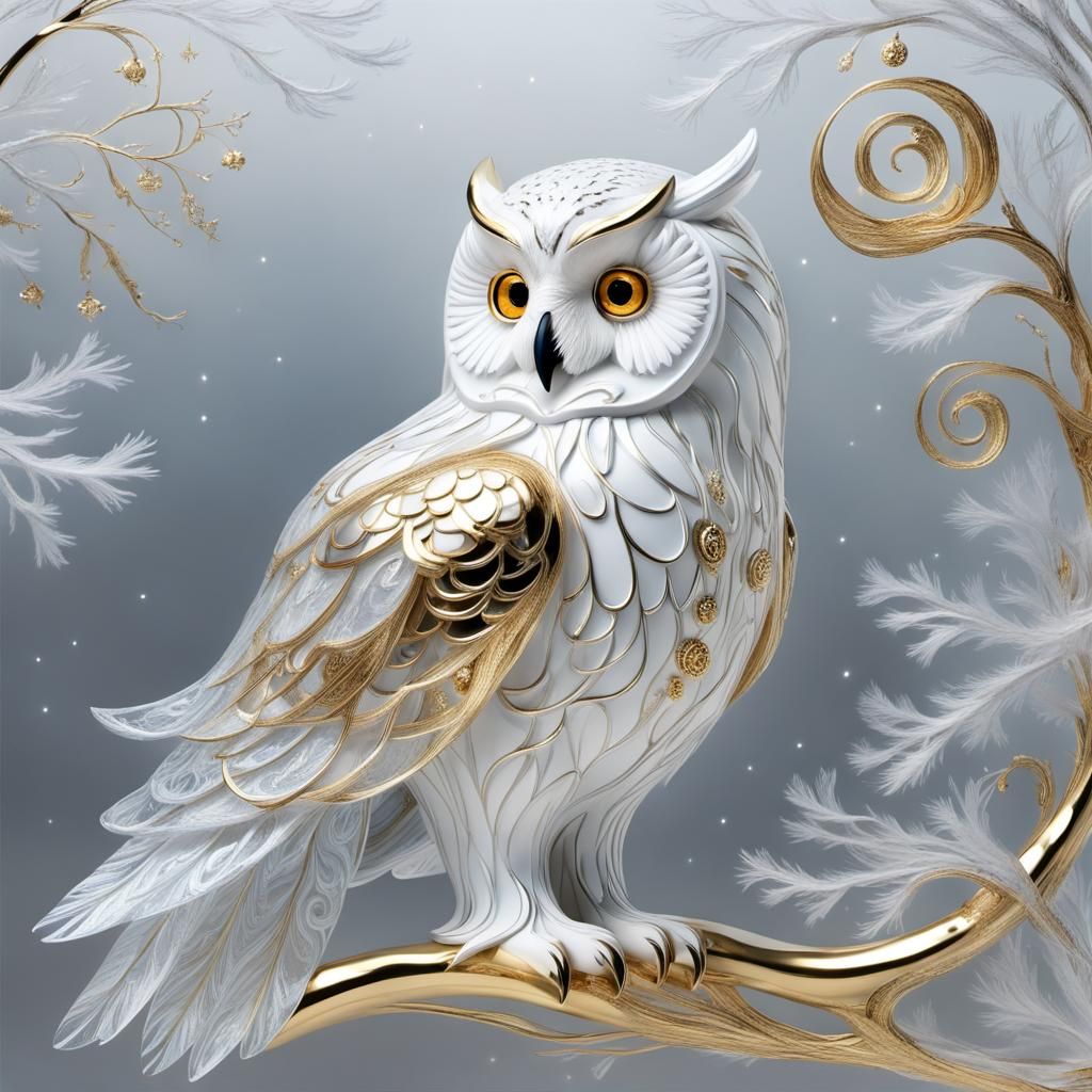 Snow owl