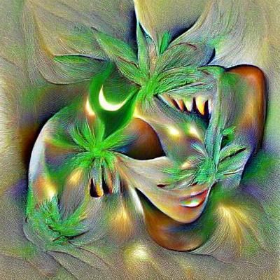 Close-up of Marijuana Plant