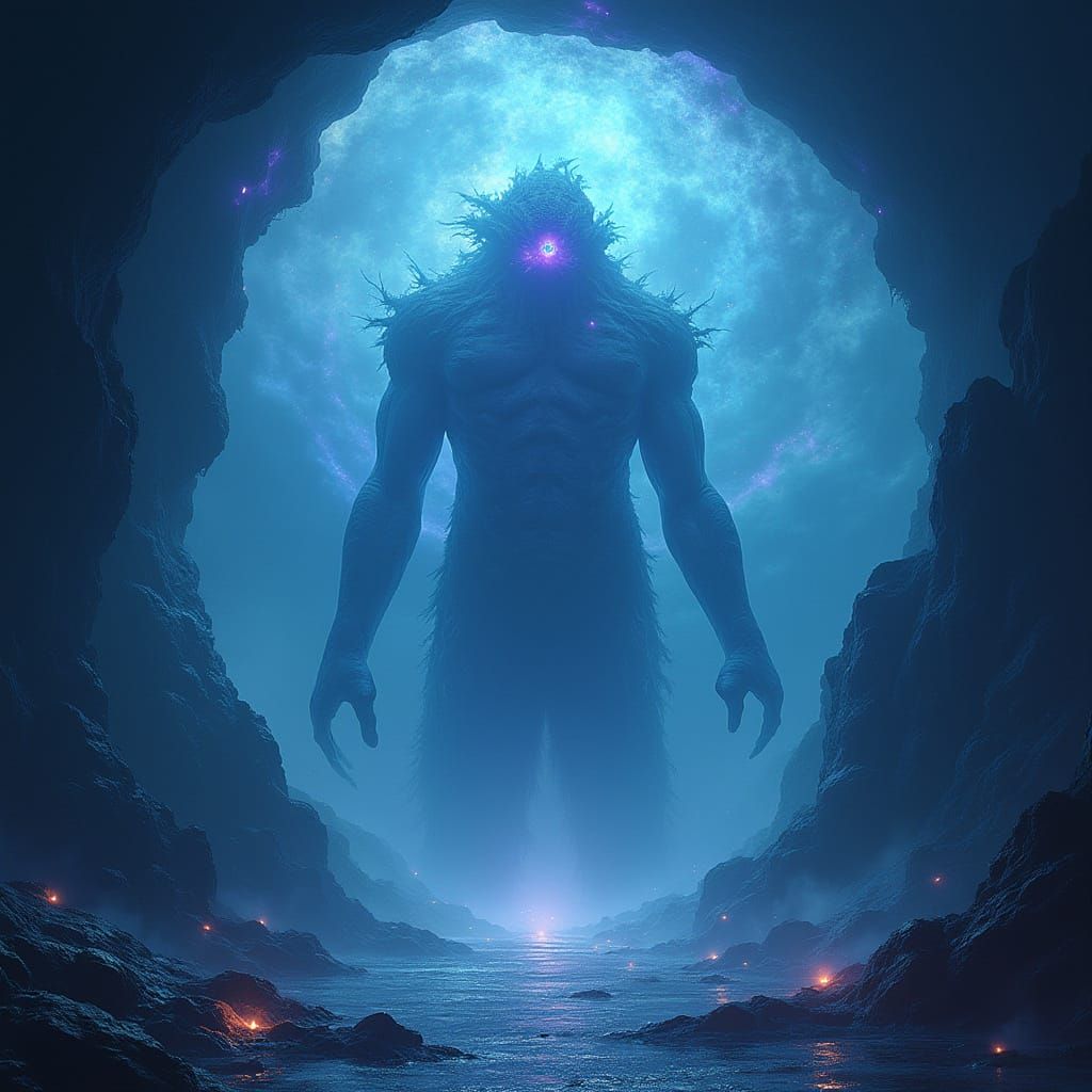 Cosmic Golem Emerges From Deep Ocean Portal