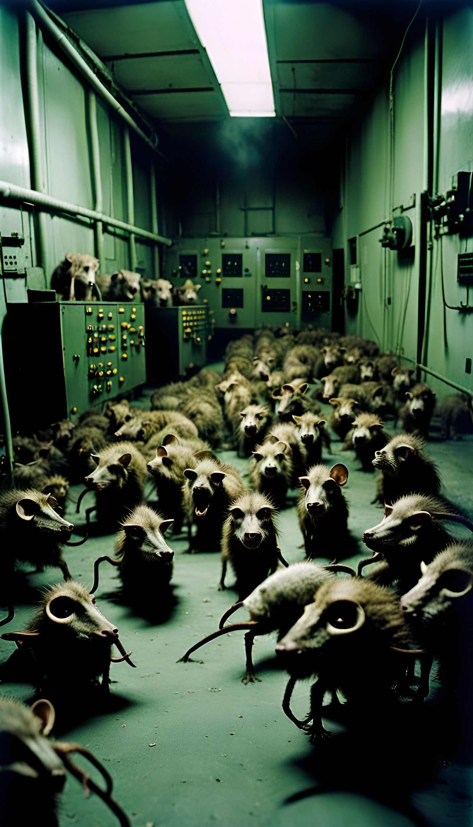 Chimeric Mutants in Chernobyl Reactor Room