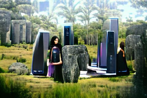 Monolith in a Landscape