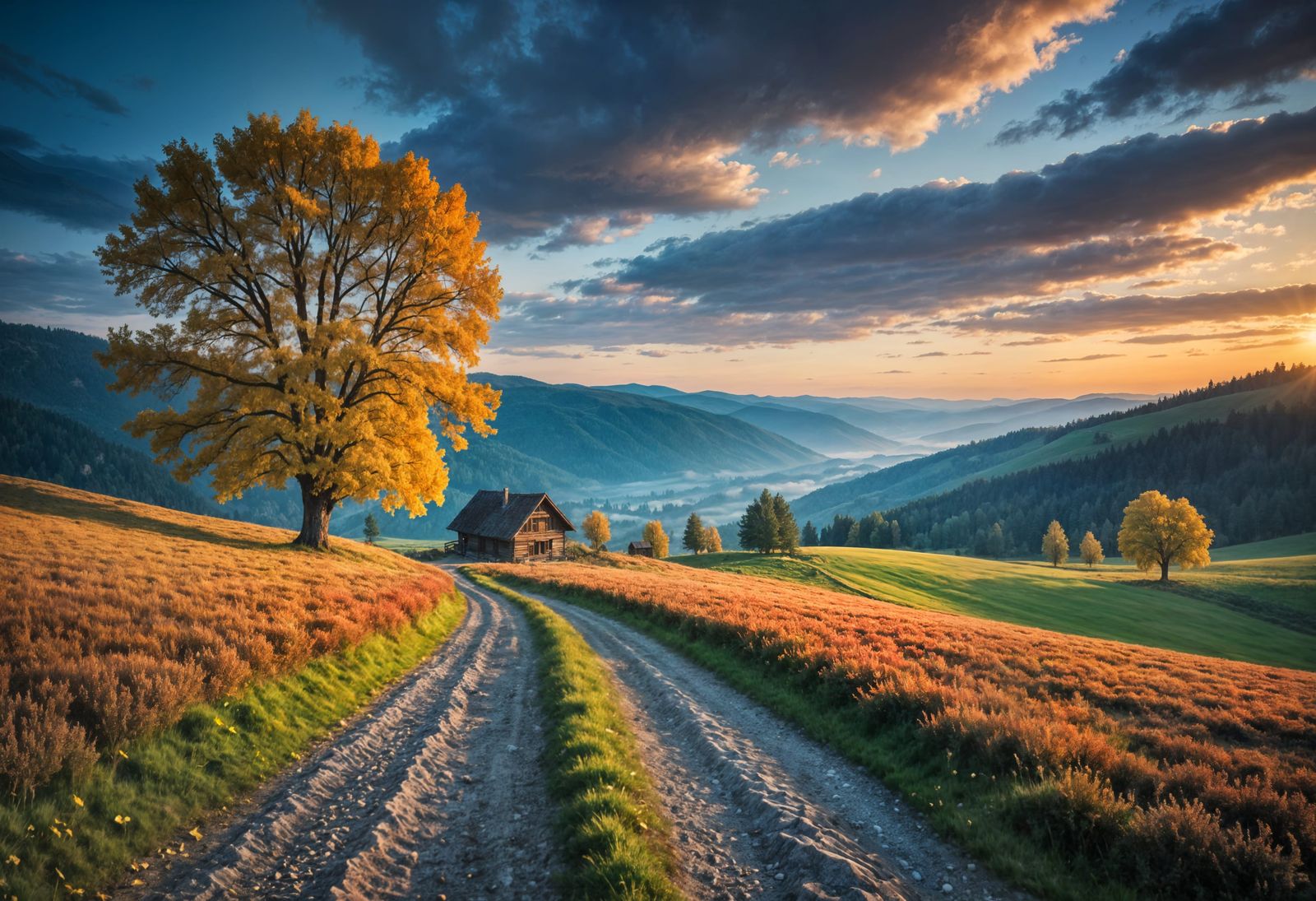 Portrait of a Young Man in a Park in Soft Focus