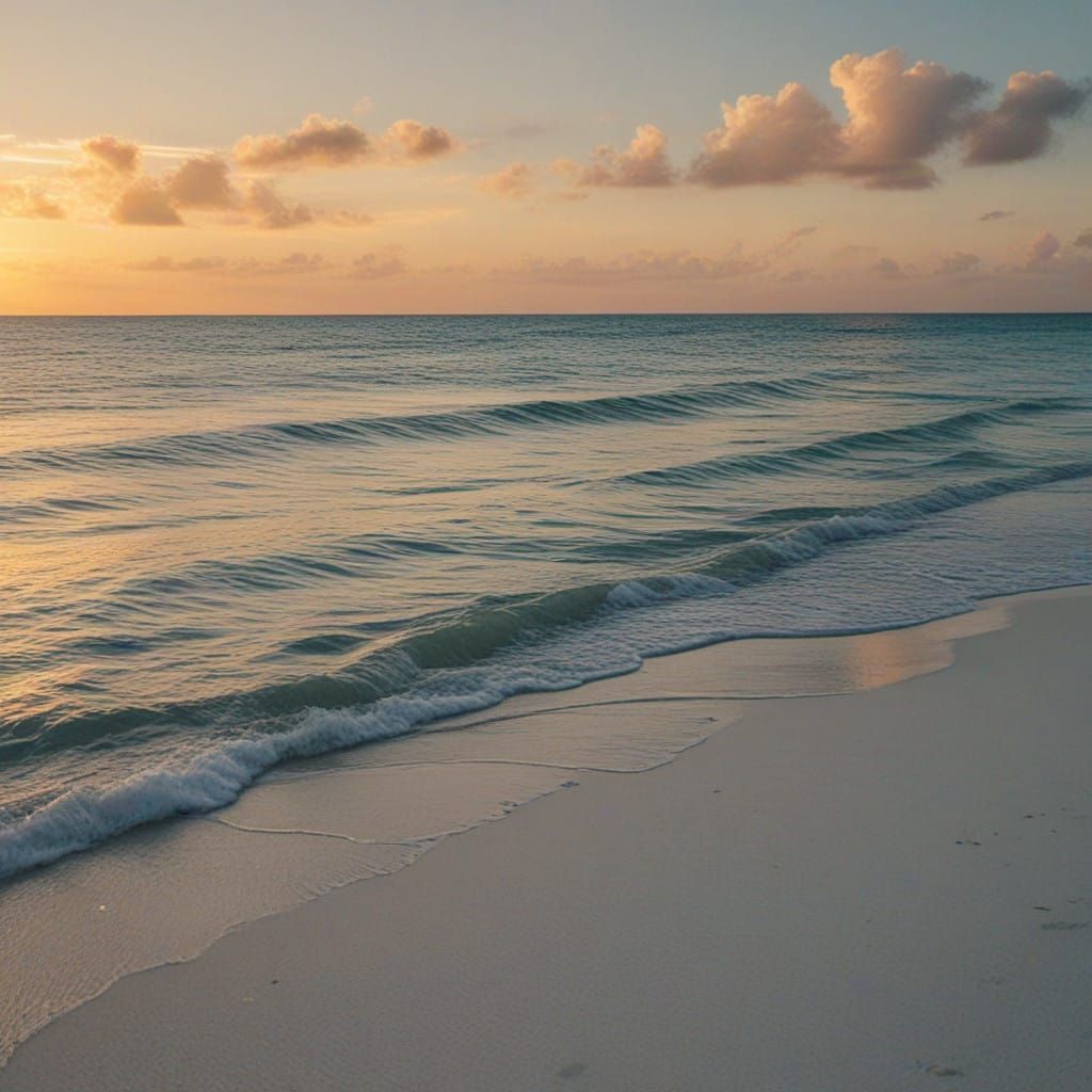 Serenely Captured Bahamas Paradise in Cinematic Film Style