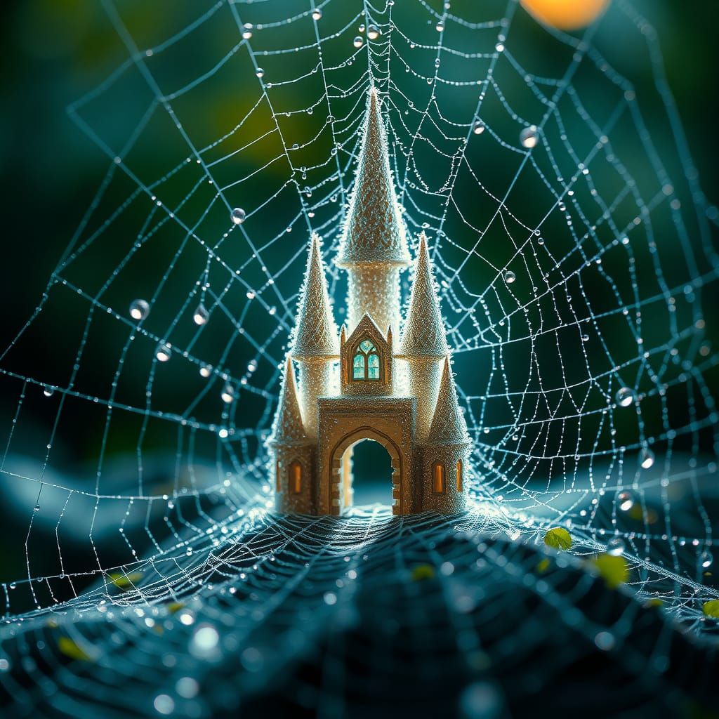 Made from spider web