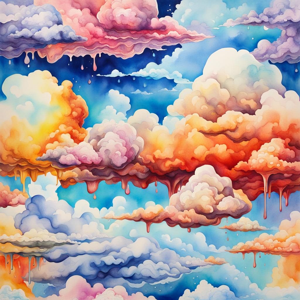 Melting clouds