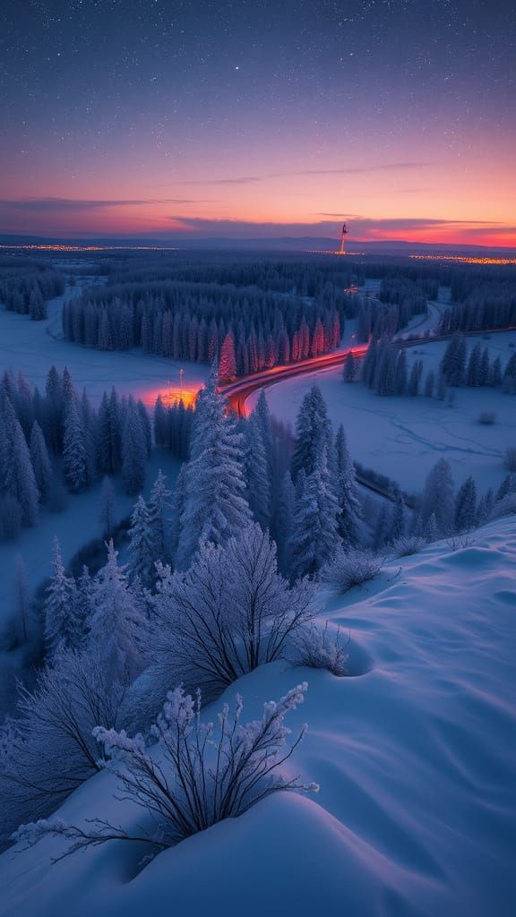 Serene White Nights Landscape in Leningrad Region