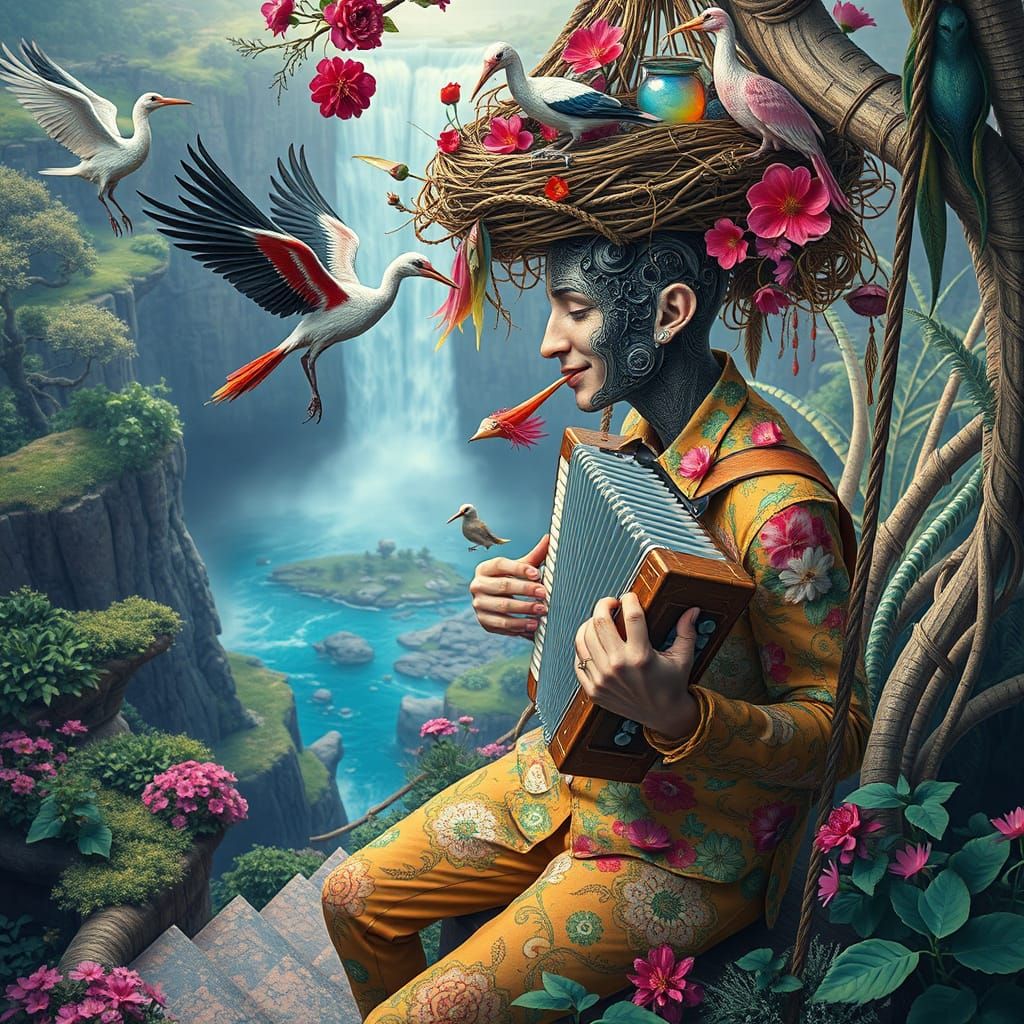 Psychedelic Galaxy Cafe: A Surreal Utopia