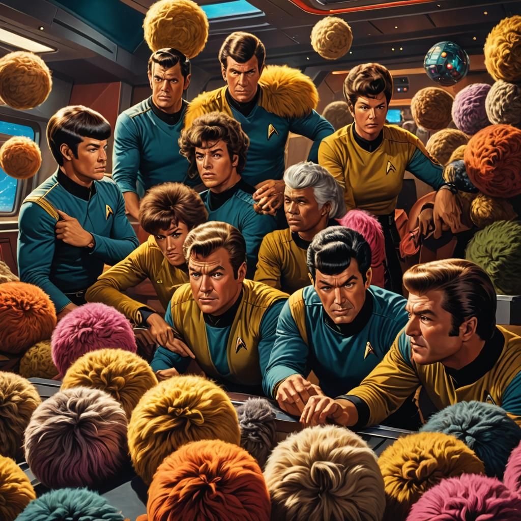 Hyperrealistic Multicolored Tribbles Invade Star Trek Quarte...