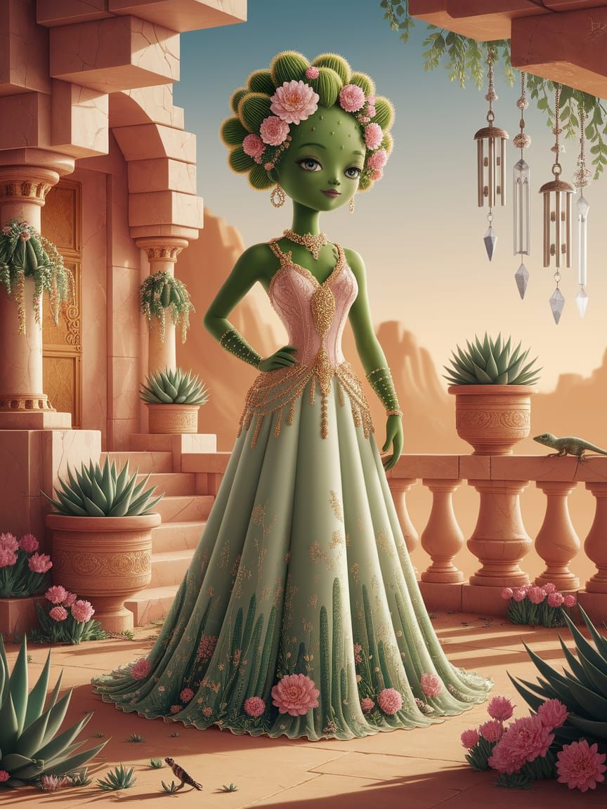 Desert Princess in Royal Splendor