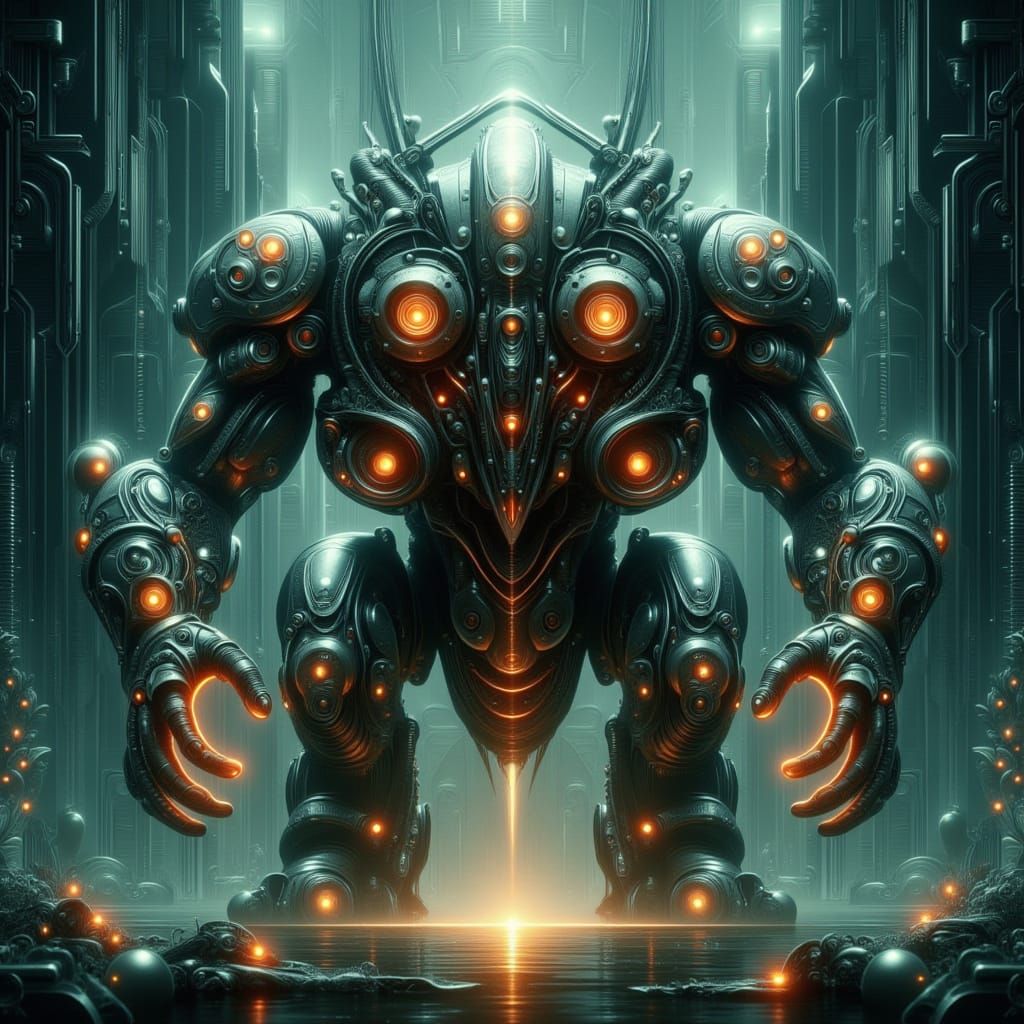 Modern Renaissance Mech in Art Nouveau Style