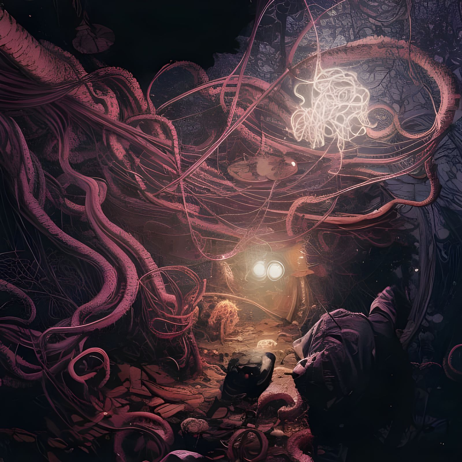 Entangled Tentacles: Volumetric Photoillustration in 8k