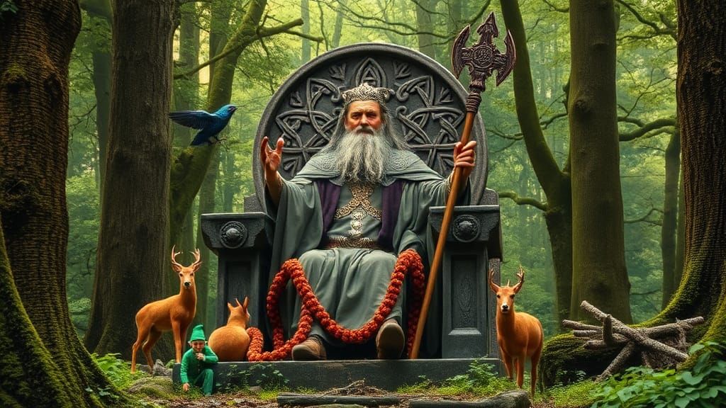 Dagda in Enchanted Forest of Ireland
