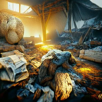 Apocalyptic Beginning in 3D Rendering