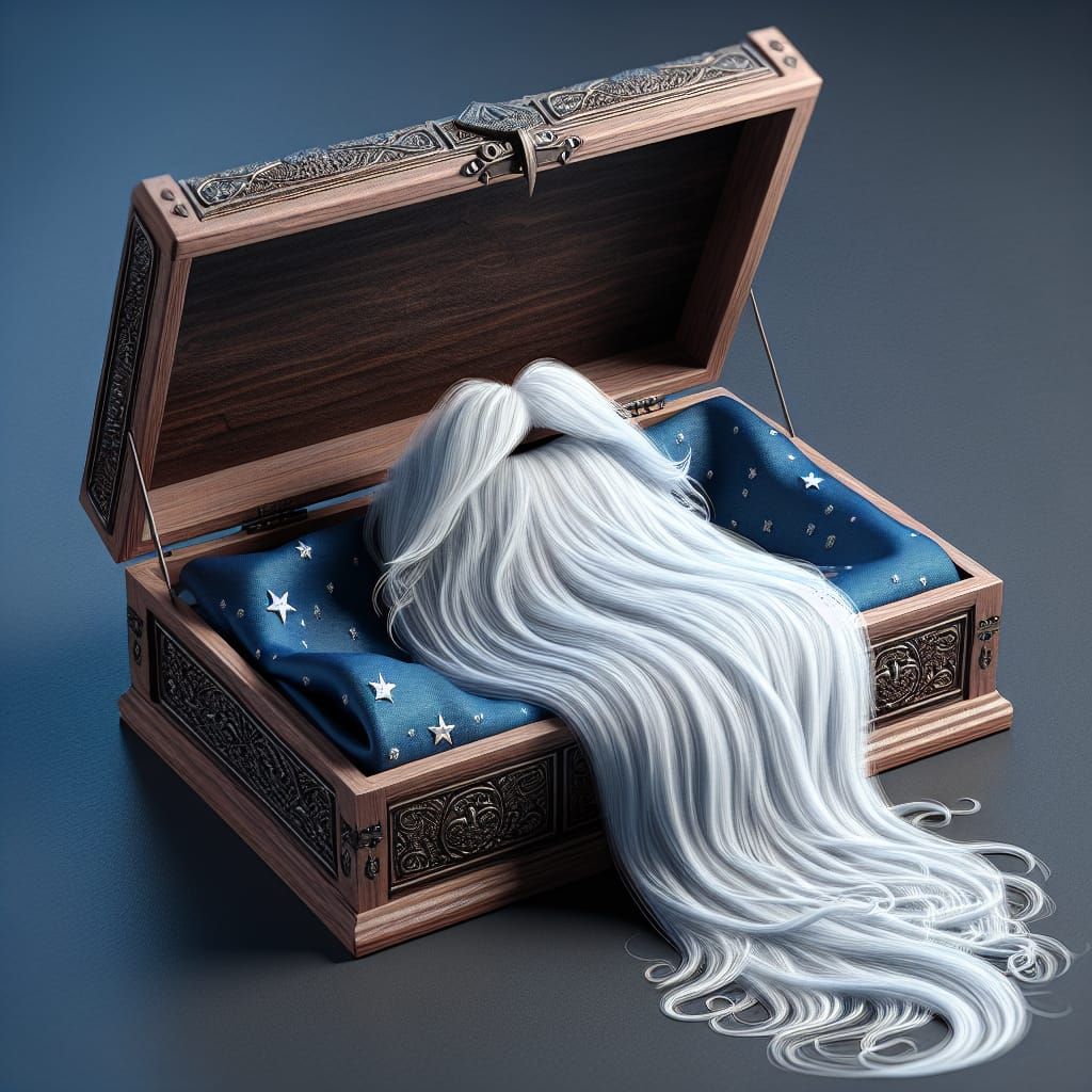 Mystical Wizard Beard in Cosmic Silk-Lined Box