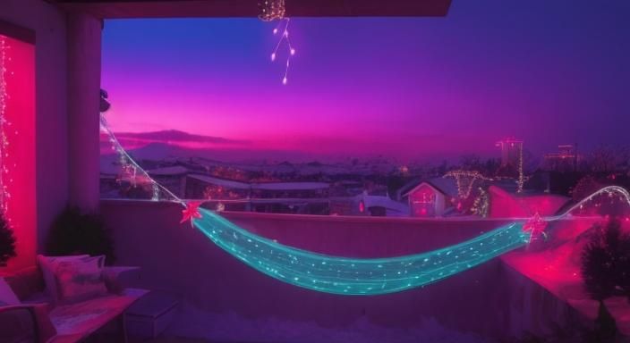 Festive Christmas Lights Holiday Decoration