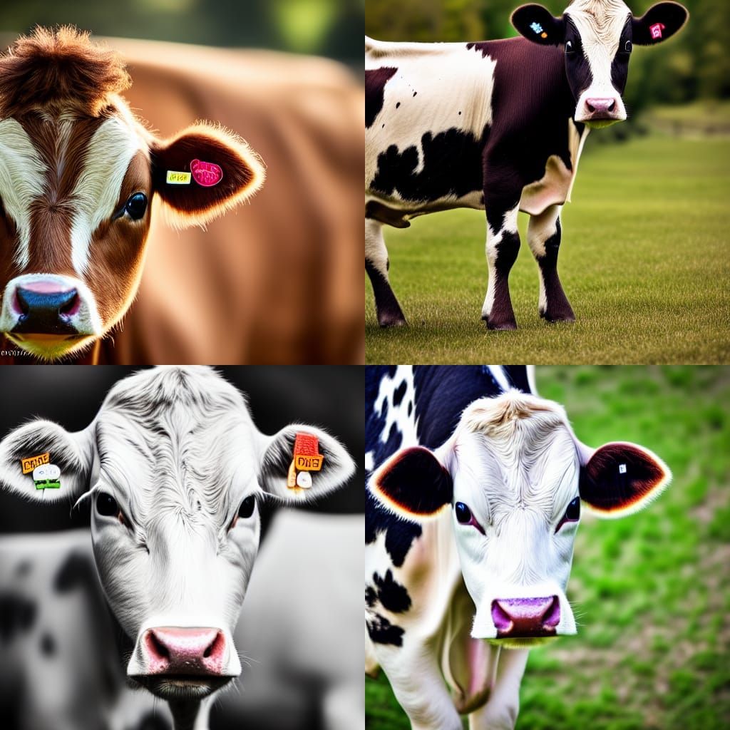 Adorable Baby Cow Captured with Bokeh