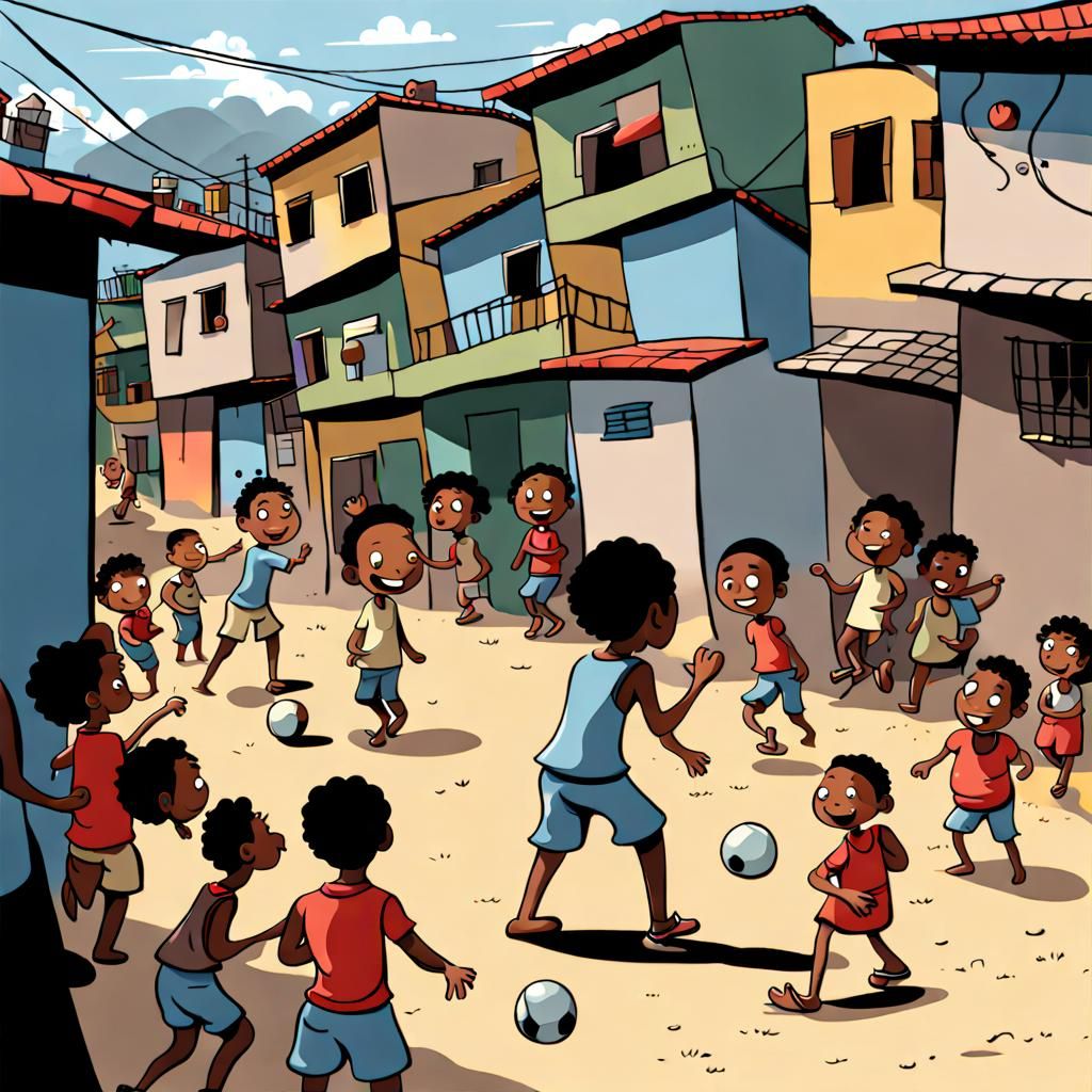 Favela Reveillon: A Cartoon Celebration