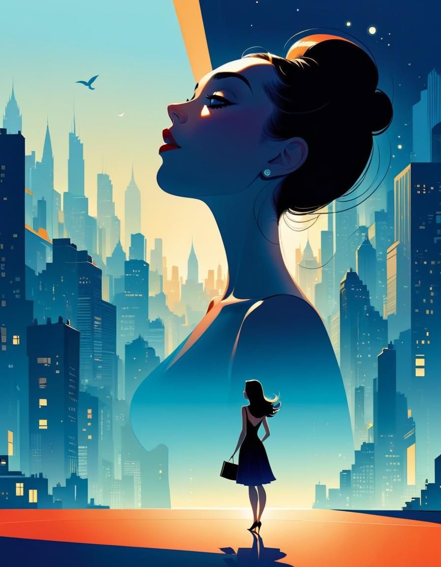 Stylized Digital Illustration in Campion Style