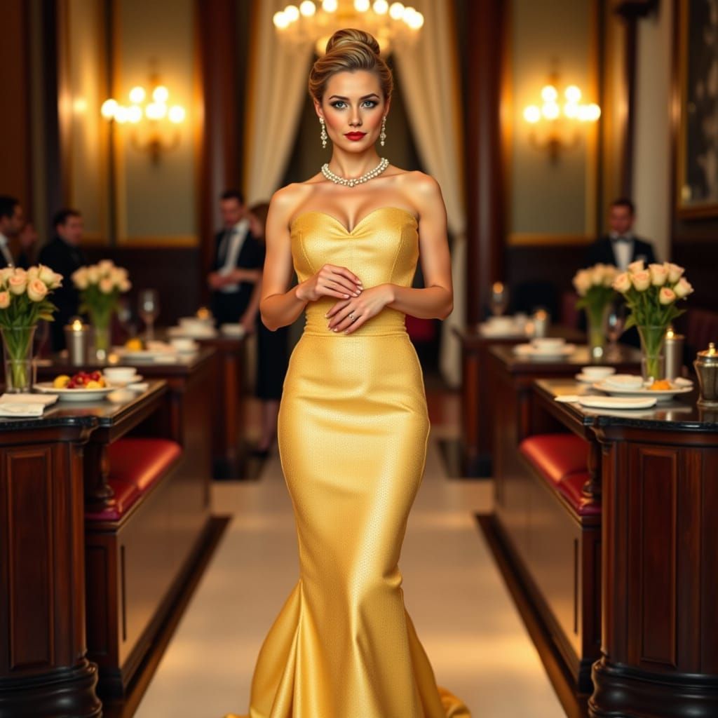 She Looks Radiant in That Dress