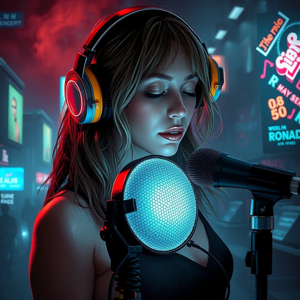 Cyberpunk Singer.