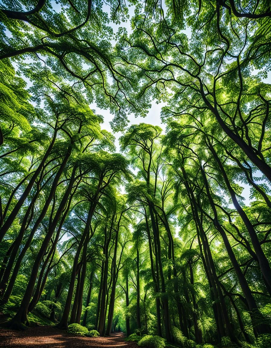 Lush Summer Canopy: Professional Photography
