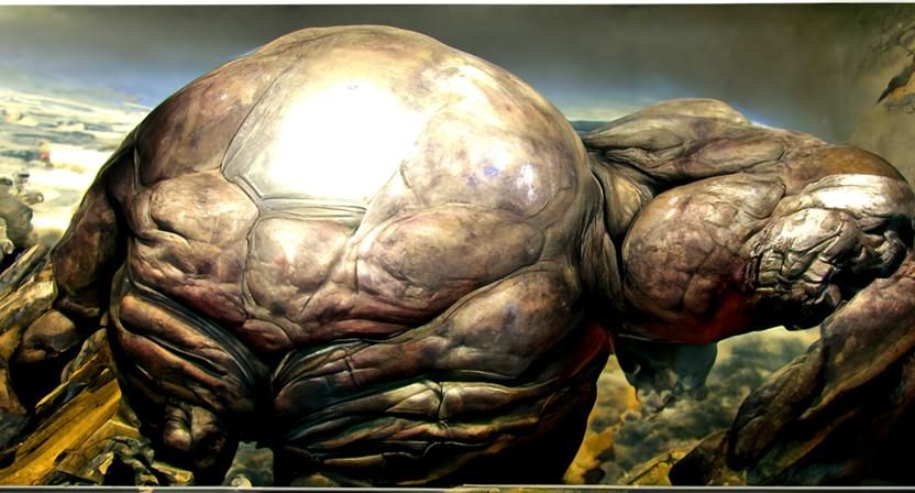Founding Titan Concept Art in Hyperrealism