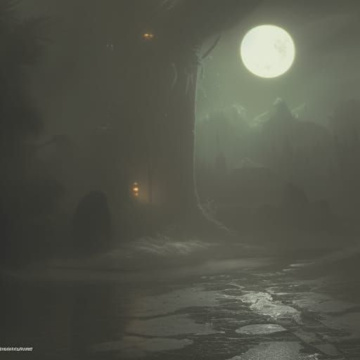 Dynamic Concept Art with Volumetric Lighting