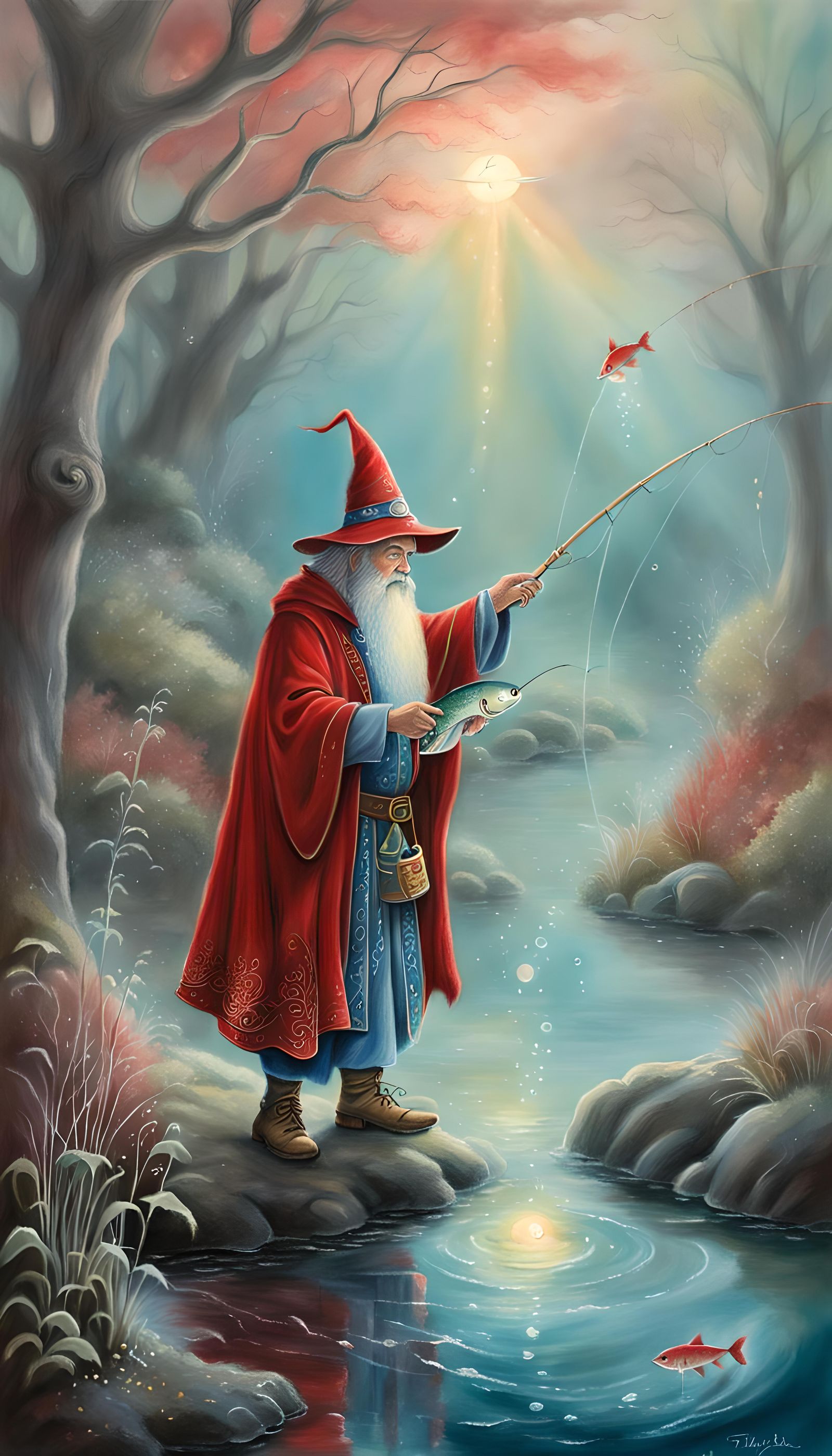 Wizard Fishing