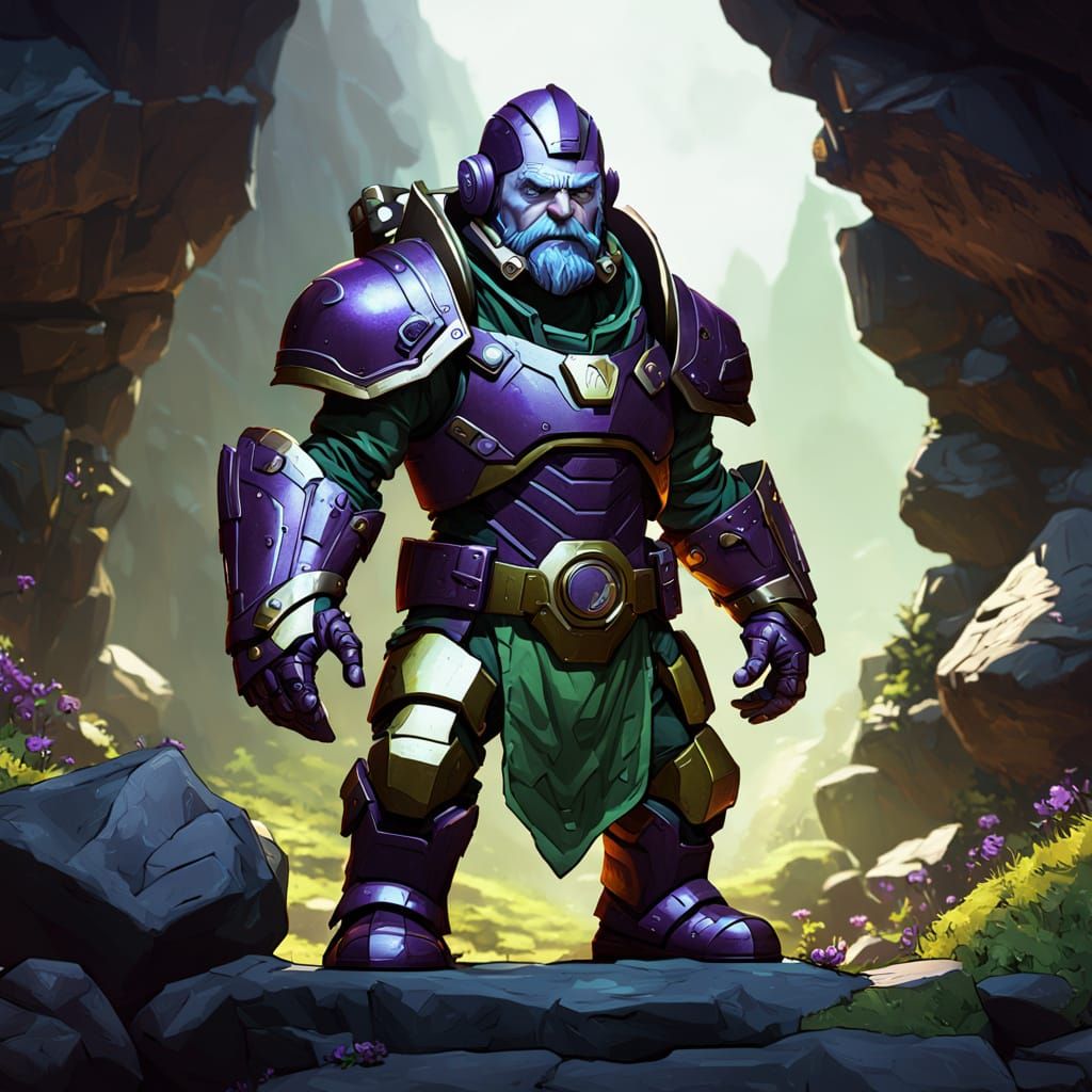 Rock Gnome Artificer in Iron Man Armor