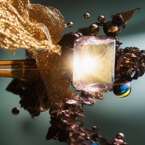 Ethereal Woman in Whirling Scarf, Delicate Rococo Portraitur...