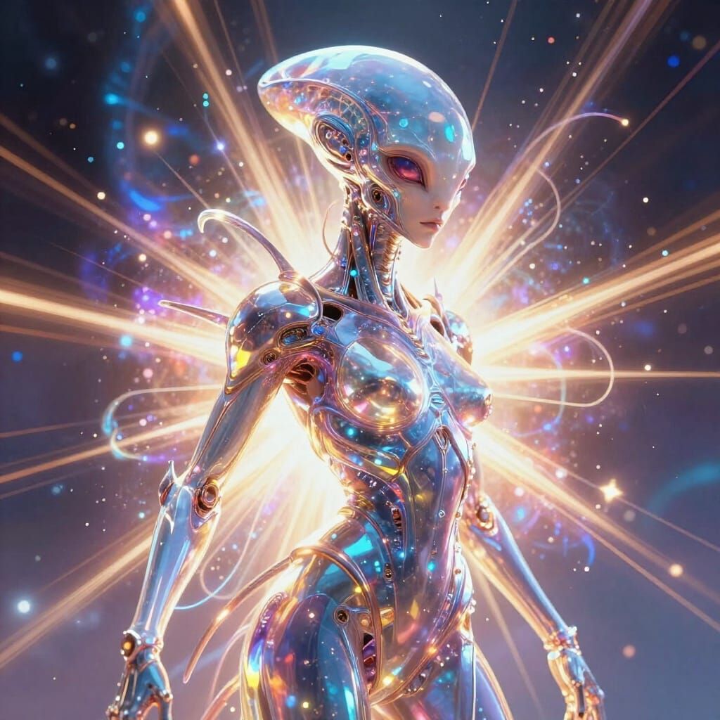 Mesmerizing Alien Creature NFT Art