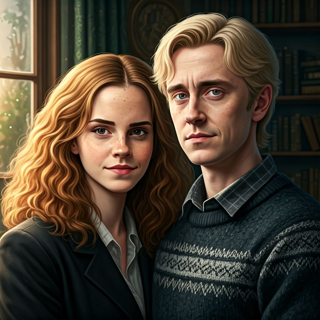 Hermione and Neville: Portrait of a Loving Couple