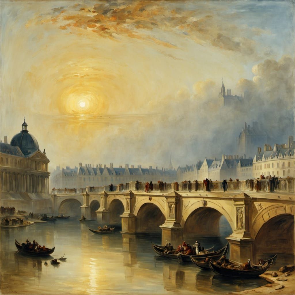View of the Pont Neuf in Paris