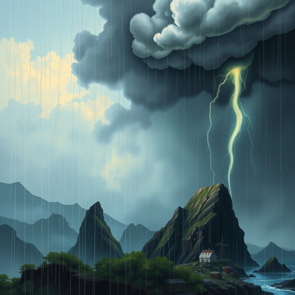 Rainy Day Art Collection: Moody Landscapes and Surrealism