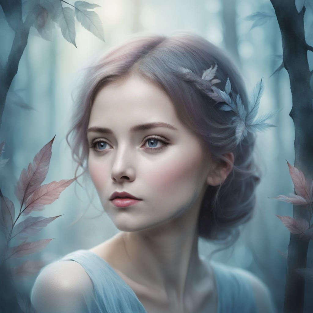 Whisper in Abstract Expressionist Style